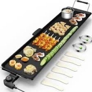 Electric Teppanyaki Table Top Grill Griddle