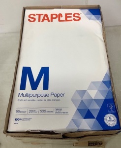 Case of (4) Reams 11"x17" Tabloid Office Paper