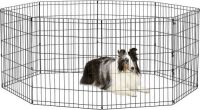 New World Dog Exercise Pen & Playpen, 18-Inch, No Door, Black&nbsp;