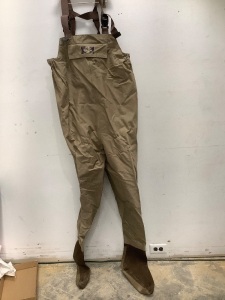 Mens Stocking Foot Chest Waders, Size XL