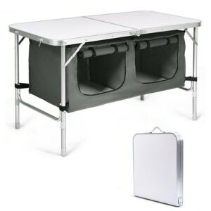 Height Adjustable Folding Camping Table