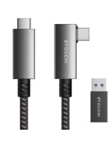 Link Cable Compatible with Quest&nbsp;2 16FT, Stouchi Fiber-Optic LinkSTOUCHI&nbsp;5Gbps Data Transfer & 3A Fast&nbsp;Charging Compatible with OculusQuest 2 Headset and Gaming PC, Like New, retail - $43.99