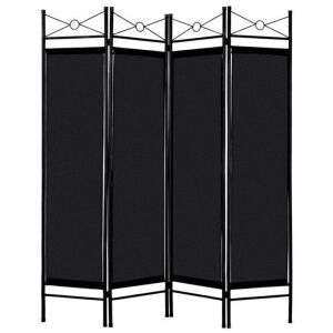 4-Panel Metal Frame Room Divider