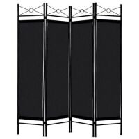 4-Panel Metal Frame Room Divider