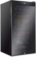 Ivation 28 Bottle Freestanding Compressor Wine Cooler Refrigerator w/Lock & Glass Door - Appears New&nbsp;&nbsp;