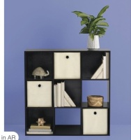 11" 9 Cube Organizer Shelf Espresso - Room Essentials, Like New, Retail - $50