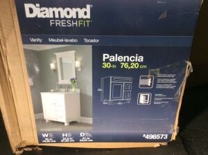 Palencia 30" Bathroom Vanity Cabinet - Missing Front Legs 