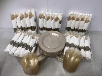 210 Piece Plastic Dinnerwear Set