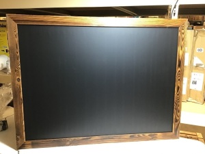 Loddie Doddie Huge Magnetic Rustic Framed Chalkboard, 46" x 34.5" - Appears New