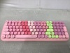 UBOTIE, Bluetooth Keyboard, Pink, Model: SK-646BT