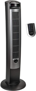 Lasko Portable Electric 42" Oscillating Tower Fan with Nighttime Setting, Timer and Remote Control, Silver T42951 - Appears New with Cosmetic Damage, Tested/Works 