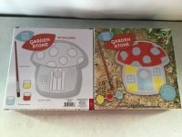 Plant Your Own Garden Stone, LOT of 6 , New, Retail - $3