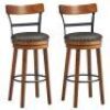 Set of (2) 30.5" Swivel Dining Chairs