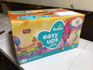 Pampers Easy Ups Training Underwear, 3T-46, 124 ct - New