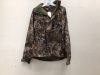 Womens Camouflage Hooded Jacket, Size S