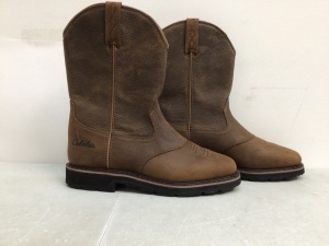Mens Western Style Work Boots, Size 9.5D