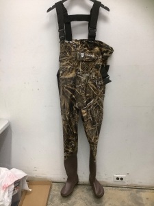 Mens Bootfoot Chest Waders, Size 7