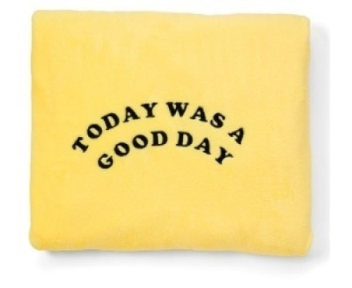 Today Was A Good Day Plush Fleece Nap Blanket, 50x60in, E-Commerce Return/Appears New