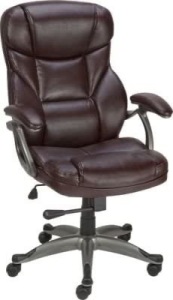 Osgood High-Back Bonded Leather Manager Chair