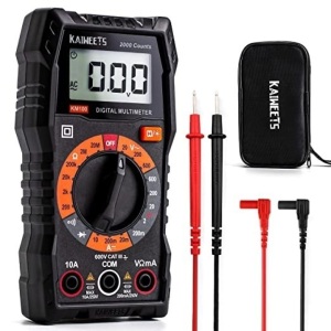 Kaiweets, Digital Multimeter, With Case, OHM Volt, AMP Test, Used, Retail - $16.98