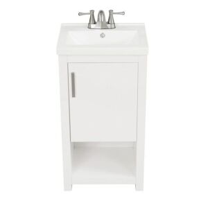 18" Bathroom Vanity with Top and Hardware