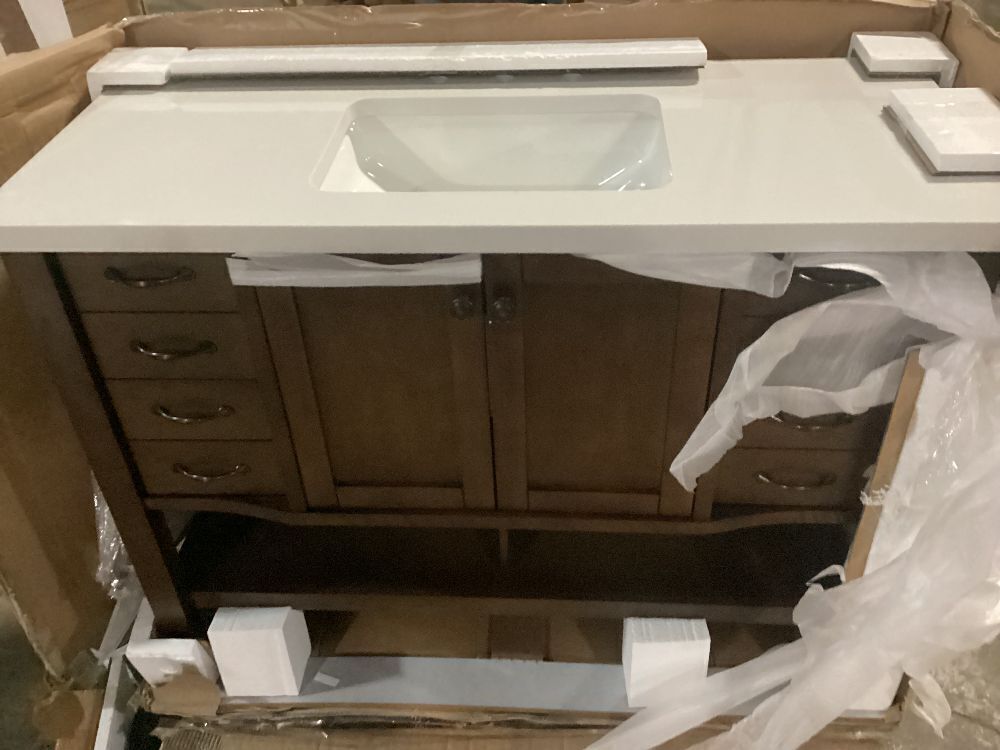 White Kingscote Bathroom Vanity