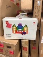 110 Piece Rainbow Magnetic Building Tiles
