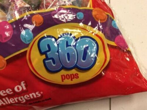 Package of DumDum Pops, 360 Count.&nbsp;