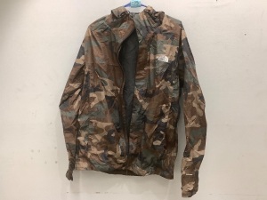 The North Face, Men's Camo Rain Jacket, M