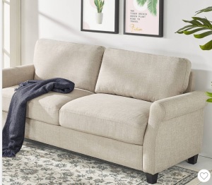 56" Josh Loveseat Sofa Beige - Zinus, Like New, Retail - $799