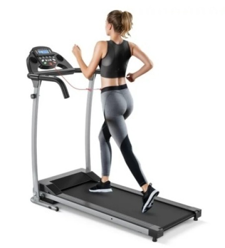 800W Folding Treadmill Electric /Support Motorized Power Running Fitness Machine, Untested, Box Damaged, Ecommerce Return