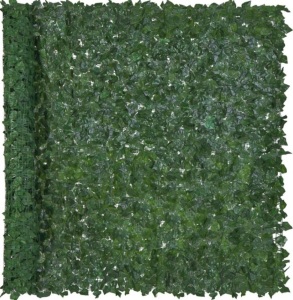 Outdoor Faux Ivy Privacy Screen Fence, 96x72in, E-Commerce Return/Appears New