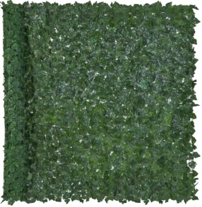 Outdoor Faux Ivy Privacy Screen Fence, 96x72in, E-Commerce Return/Appears New