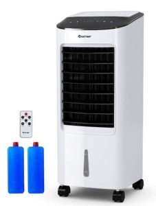 700 CFM 3- Speed Portable Evaporative Cooler for 100 sq.ft., Powers On, Appears New/Damaged Box