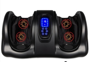 Therapeutic Foot Massager w/ High Intensity Rollers, Remote, 3 Modes, Like New, retail - $89.99