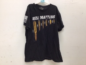 Mens Size Matters T-Shirt, Size XL