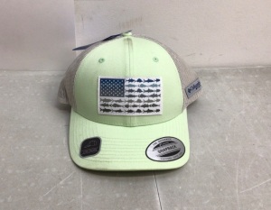 Columbia PFG Mesh Snap Back Fish Flag Ball Cap - Dirty