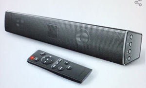 Small Sound Bar for TV, 16-Inch Soundbar with Bluetooth 5.0,Mini Soundbar with Built-in 2 Speakers, Bass Tube, DSP,Optical/HDMI/Aux/USB, Soundbar for TV with 3 EqualizerModes, Like New, Retail - $47.65