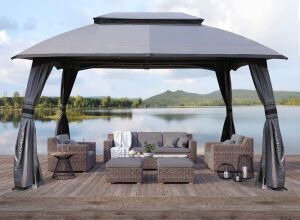 Pop-Up Patio Gazebo - Gray