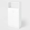 Large Storage Cabinet White - Brightroom, Like New, retail - $150