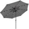 Solar LED Lighted Patio Umbrella w/ Tilt Adjustment, UV-Resistance - 10ft&nbsp;