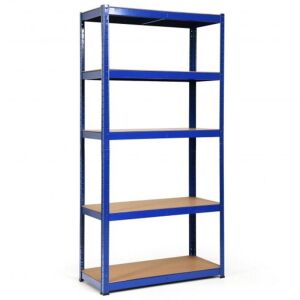 72" 5 Level Metal Storage Shelf with Adjustable Shelves