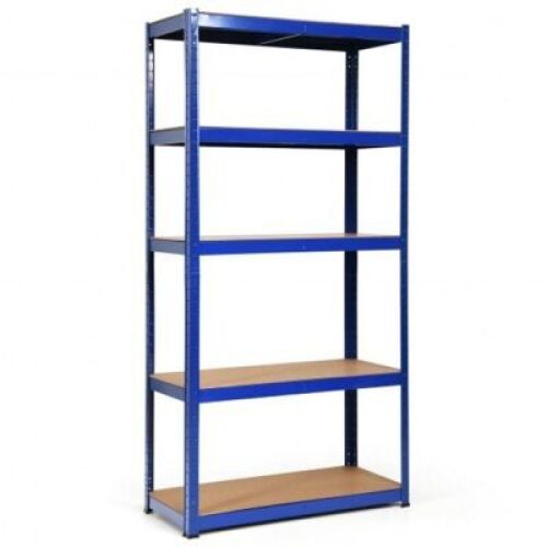 72" 5 Level Metal Storage Shelf with Adjustable Shelves