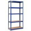 72" 5 Level Metal Storage Shelf with Adjustable Shelves