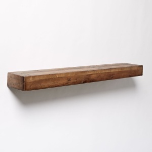 Reclaimed Pine (48'') Floating Shelf, Solid Wood, Like New, Retail - $170
