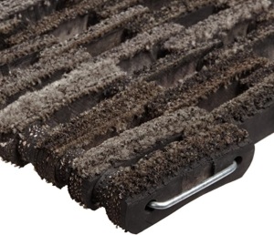 Durable Corporation- 400S2030 Dura- Rug Recycled Fabric Tire-Link Outdoor Entrance Mat, 20" x 30", Like New, Retail - $38.98