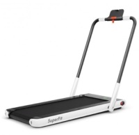 2-In-1 Folding Treadmill With Rc Bluetooth Speaker Led Display-White, Untested, Appears New