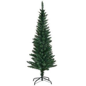 8' Artificial Slim Pencil Christmas Tree