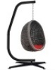 Curved Hanging Hammock C-Stand w/ All-Weather, Steel Frame - Stand Only, Appears New/Damaged Box
