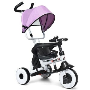 4-in-1 Kids Baby Stroller Learning Tricycle